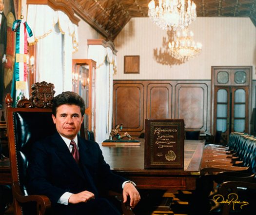 Enrique Burgos García - Gobernador de Querétaro 1991-1997 - David Ross - Fotógrafo de Gobernadores