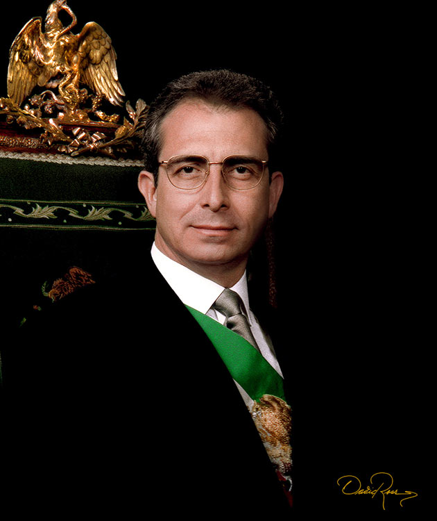 Ernesto Zedillo - Presidente de México - David Ross - Fotógrafo de Presidentes