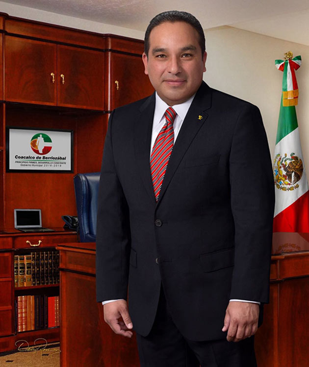 Erwin Javier Castelán Enríquez - Presidente Municipal de Coacalco 2016-2018 - David Ross - Fotógrafo de Presidentes Municipales