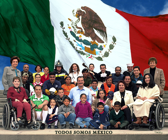 Foto Oficial Vicente Fox Quesada 2000-2006 - David Ross - Fotografo de Grupos